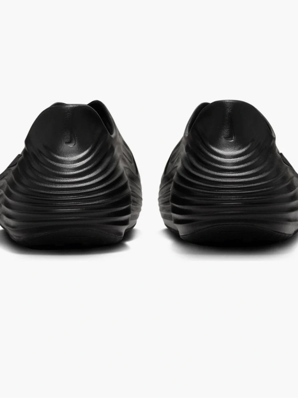 Nike Reactx Rejuvens Black Ventilated Foam Clog w/Gloss Swoosh Size 7W/6M New